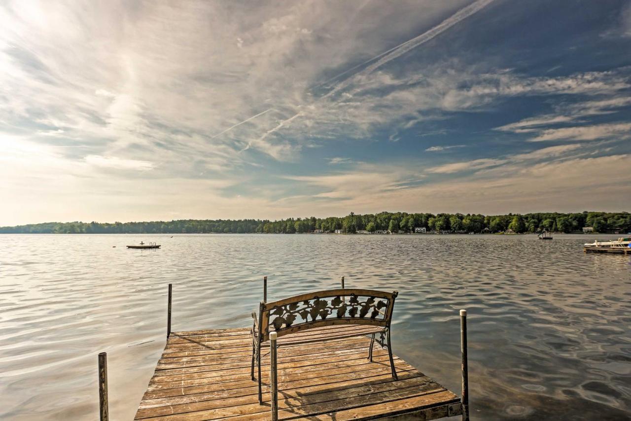 Villa Le Roy Lakefront Retreat With Dock And Kayaks! Extérieur photo